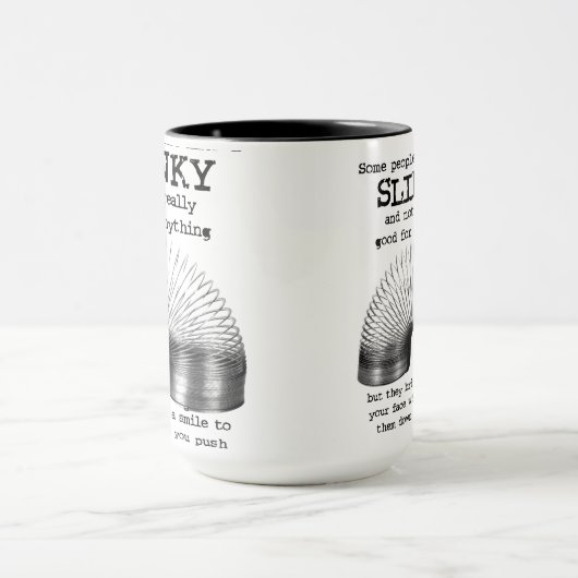 Slinky People Funny Mug Humor Mok (Midden)