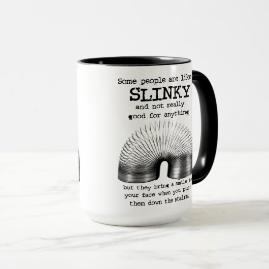 Slinky People Funny Mug Humor Mok (Voorkant rechts)