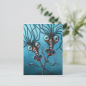 Slinky Seapaarden Briefkaart (Staand voorkant)