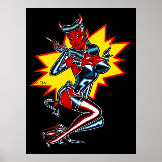 Slinky She-Devil Poster (Voorkant)