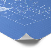 Slinky Speelgoed 1946 Patent Art - Blauwdruk Poster (Hoek)