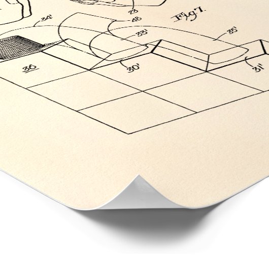 Slinky Speelgoed 1946 Patent Art - Old Peper Poster (Hoek)