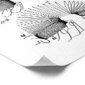 Slinky Speelgoed 1946 Patent Art - Witboek Poster (Hoek)