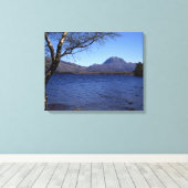 Slioch Loch Maree Wester Ross Scotland Canvas Afdruk (Insitu (Houten vloer))