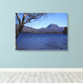 Slioch Loch Maree Wester Ross Scotland Canvas Afdruk (Insitu (Houten vloer))