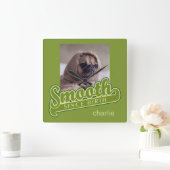 SLIOOTH met UW FOTO en de klok van de de douanemuu (Huis)