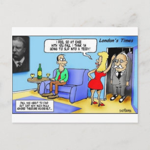 Slip in een Teddy..Roosevelt Funny Gifts Mokken et Briefkaart