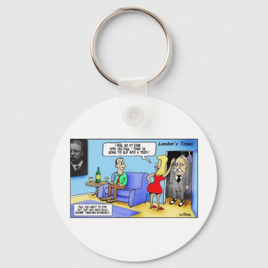 Slip in een Teddy..Roosevelt Funny Gifts Mokken et Sleutelhanger (Voorkant)