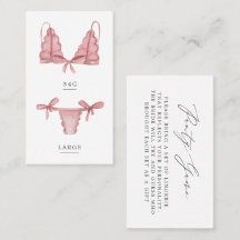 Slipje & Palomas Lingerie Maat Invoegen
