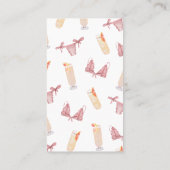 Slipje & Palomas Lingerie Maat Invoegen Visitekaartje (Achterkant)