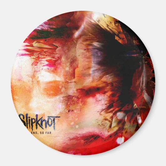 Slipknot custom round magnet (Voorkant)