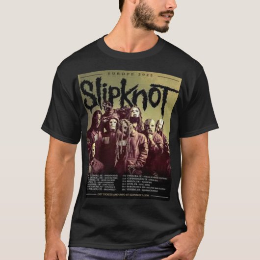SLIPKNOT - EUROPA TOUR T-SHIRT (Voorkant)