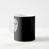 Slipknot Mick Mask Sticker Koffiemok (Voorkant links)