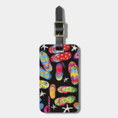 Slipper leuk bagagelabel (Voorkant verticaal)