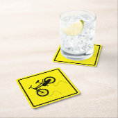 Slipperig bij nat fietspapier Onderzetter (Insitu)