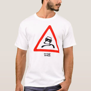 Slipperig wanneer nat t-shirt