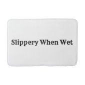 Slipperig wanneer natte bath Mat (Voorkant)