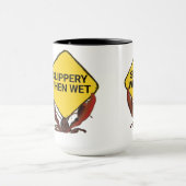Slipperlicht wanneer nat mok (Midden)
