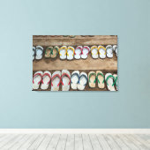 Slippers Canvas Afdruk (Insitu (Houten vloer))