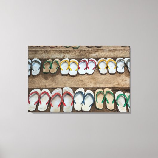 Slippers Canvas Afdruk (Voorkant)