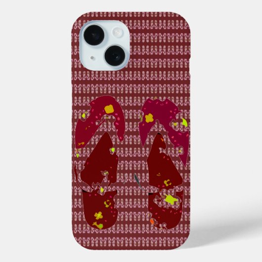 Slippers Case-Mate iPhone Case (Achterkant)