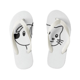 Slippers kat & hond voor vakantie nieuw ontwerp kinder teenslippers