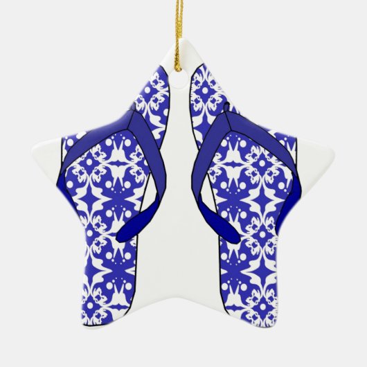 Slippers Keramisch Ornament (Voorkant)