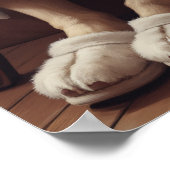 Slippers, koffie, en kauwen Speelgoed autoriteit Poster (Hoek)