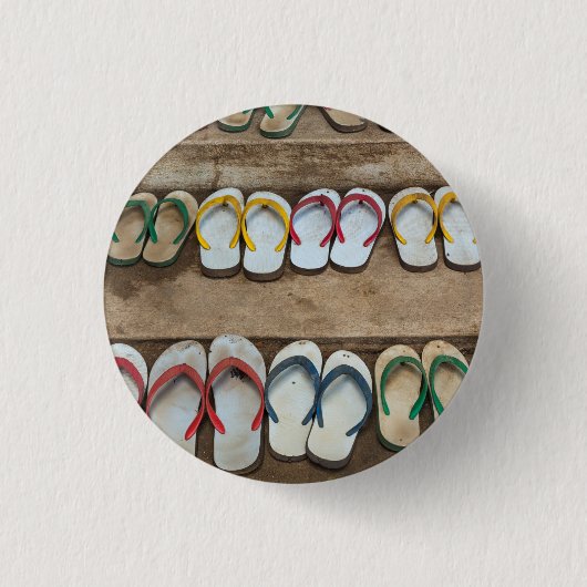 Slippers Ronde Button 3,2 Cm (Voorkant)