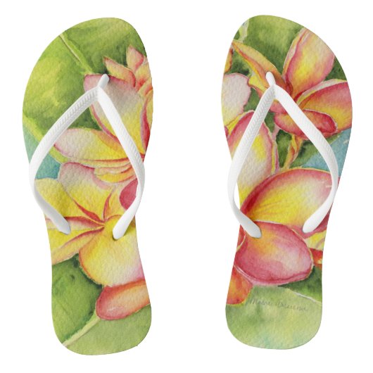 slippers van de waterverf van Arisumi-malorie Teenslippers (Voetbed)