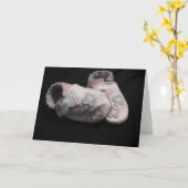 slippers voor meisjes kaart (Gele Bloem)