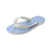 Slippers voor peuters met surfthema kinder teenslippers (Schuin)