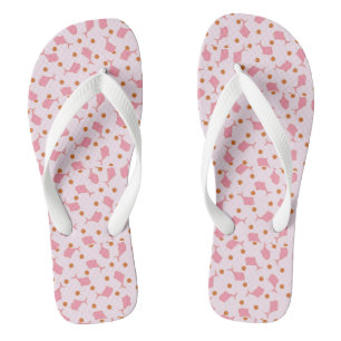 Slippers voor volwassenen, brede banden teenslippers