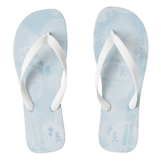 Slippers voor volwassenen, brede banden teenslippers (Voetbed)