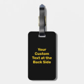 Slippery Road wanneer nat Bagagelabel (Achterkant verticaal)