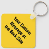 Slippery Road wanneer nat Sleutelhanger (Achterkant)