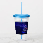 SlipperyJoe digitaal weergegeven kerstboom beau Acryl Drinkbeker (Voorkant)