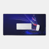 SlipperyJoe digitaal weergegeven kerstboom beau Bureaumat (Keyboard & Muis)