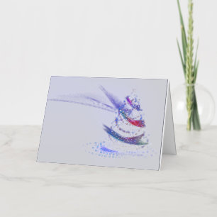 SlipperyJoe digitaal weergegeven kerstboom beau Folie Feestdagenkaart