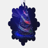 SlipperyJoe digitaal weergegeven kerstboom beau Ornament Kaart (Links)