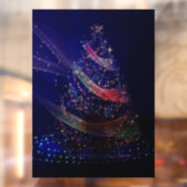 SlipperyJoe digitaal weergegeven kerstboom beau Raamsticker (Vel 2)