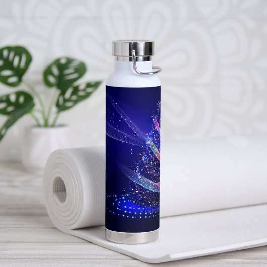 SlipperyJoe digitaal weergegeven kerstboom beau Waterfles (Yoga)