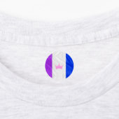 SlipperyJoe drag pride vlag paarse wit blauw Sequ Labels (Aangebracht)