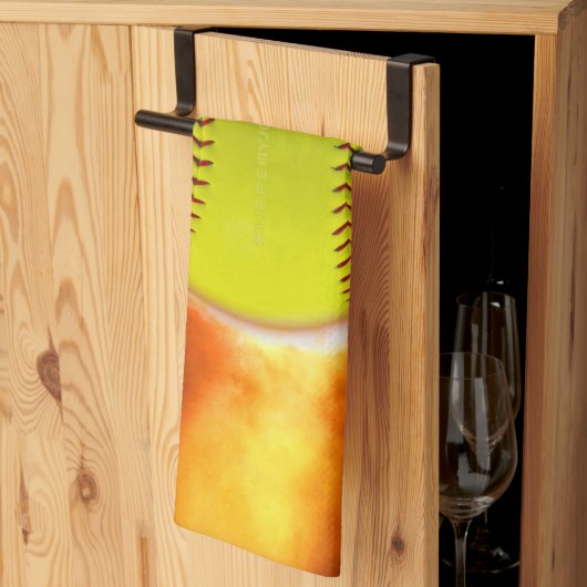 SlipperyJoe, Fireball Raspberry, Softball in brand Theedoek (Derde Gevouwen)