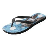 SlipperyJoe gespierde man sixpack buikspieren mann Teenslippers (Schuin)