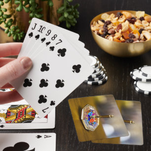 SlipperyJoe Hanukkah-dreidelcadeau achthoekige bas Pokerkaarten