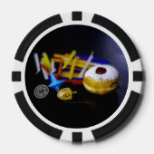 SlipperyJoe Hanukkah symbolic still life holiday e Poker Chips (Voorkant)
