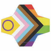 SlipperyJoe Intersex Progress Pride Flag regenboog Voetbal (Enkel)