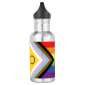 SlipperyJoe Intersex Progress Pride Flag regenboog Waterfles (Links)