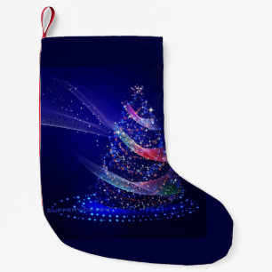 SlipperyJoe kerstboom digitaal doorschijnend rood Kleine Kerstsok